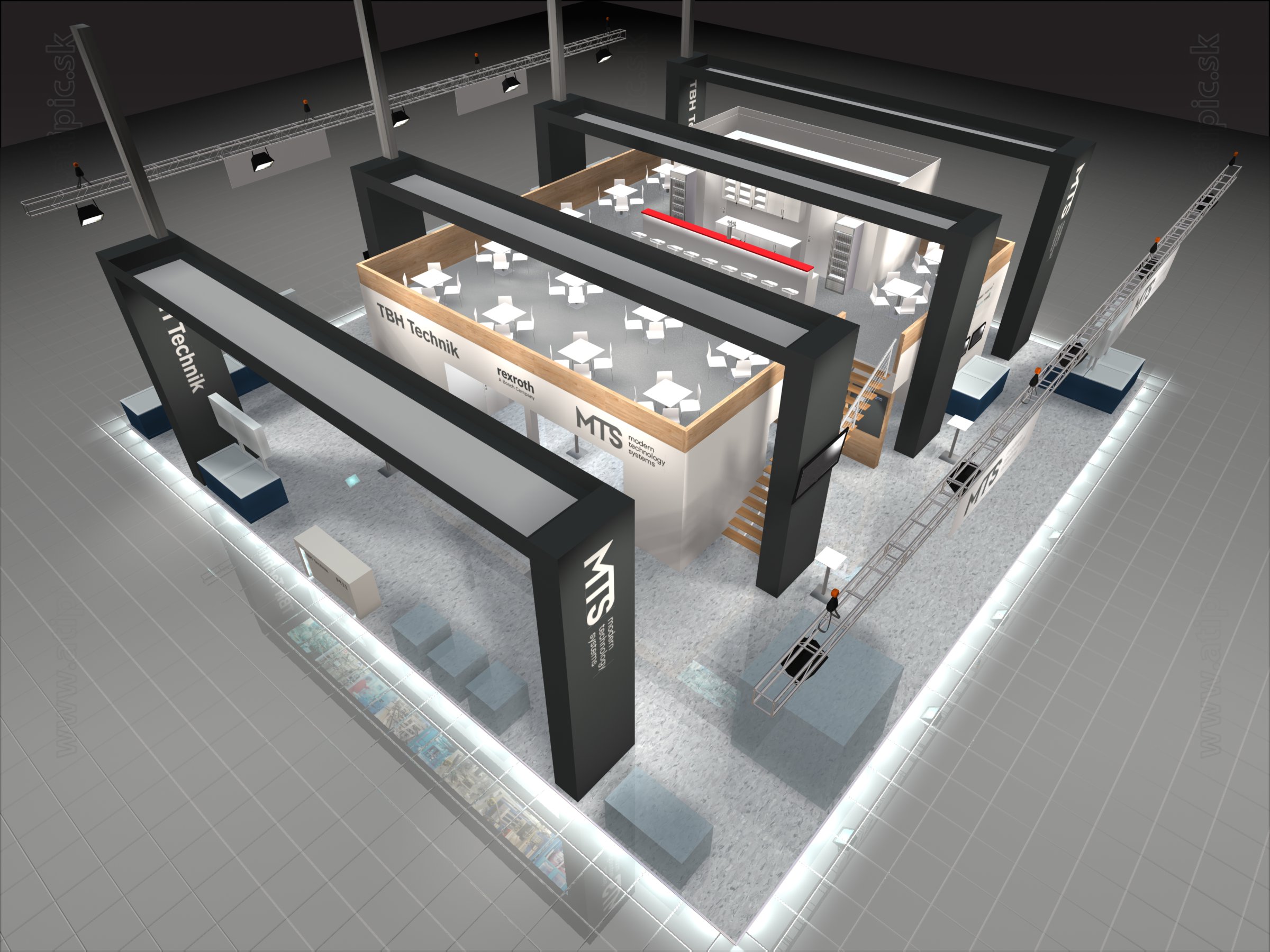 ATIPIC spol. s r.o. Dolný Kubín - 3D návrh výstavná expozícia