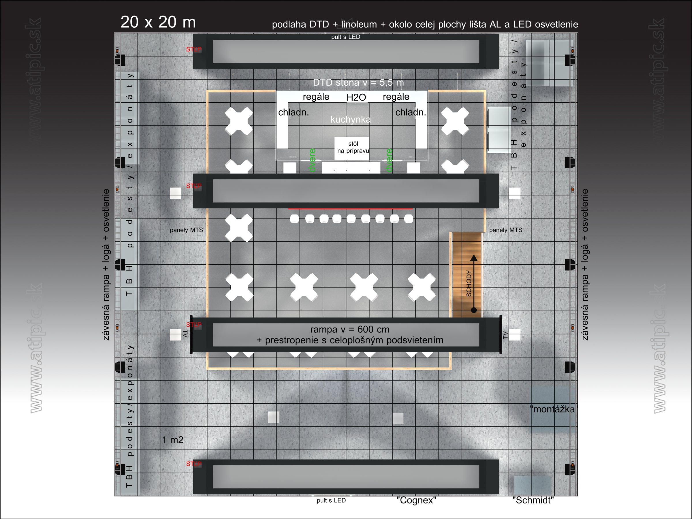 ATIPIC spol. s r.o. Dolný Kubín - 3D návrh výstavná expozícia
