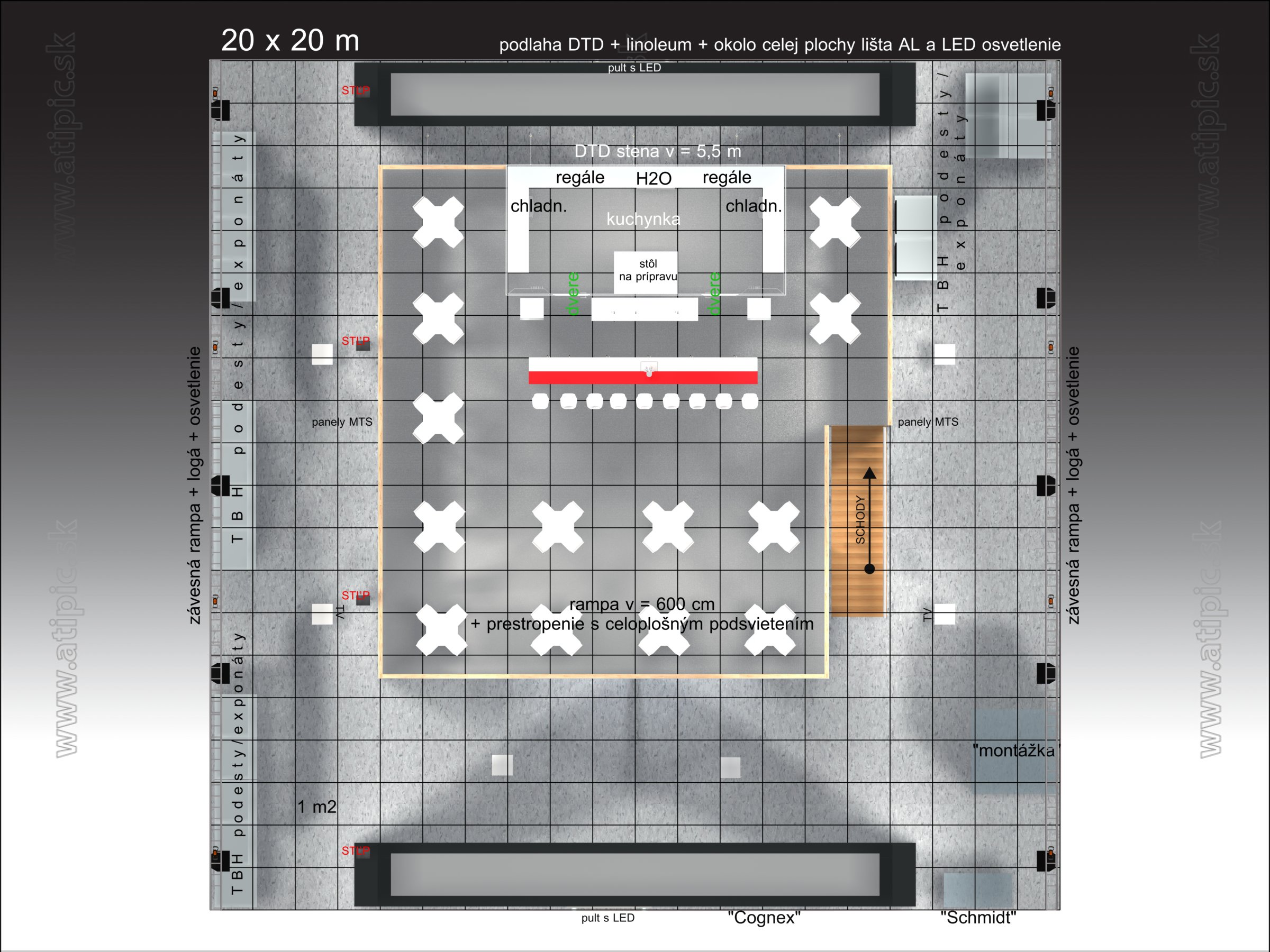 ATIPIC spol. s r.o. Dolný Kubín - 3D návrh výstavná expozícia